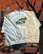 Heather Gray Forest And Then Mock Neck Sweatshirt