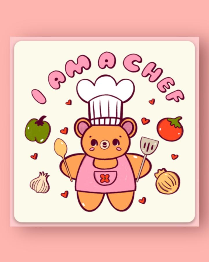 I Am A Chef Sticker