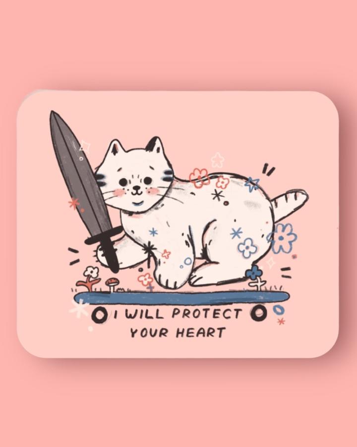 I Will Protect You Sticker