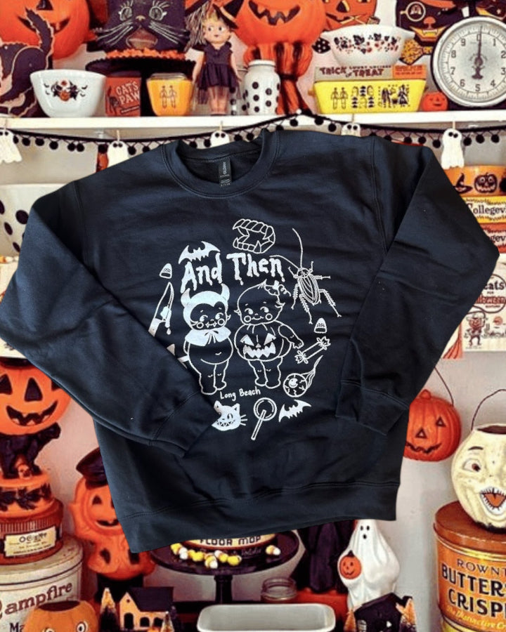 Black Horror Babies Crewneck
