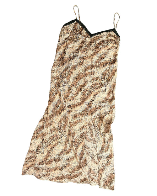 Vintage Leopard Slip Dress