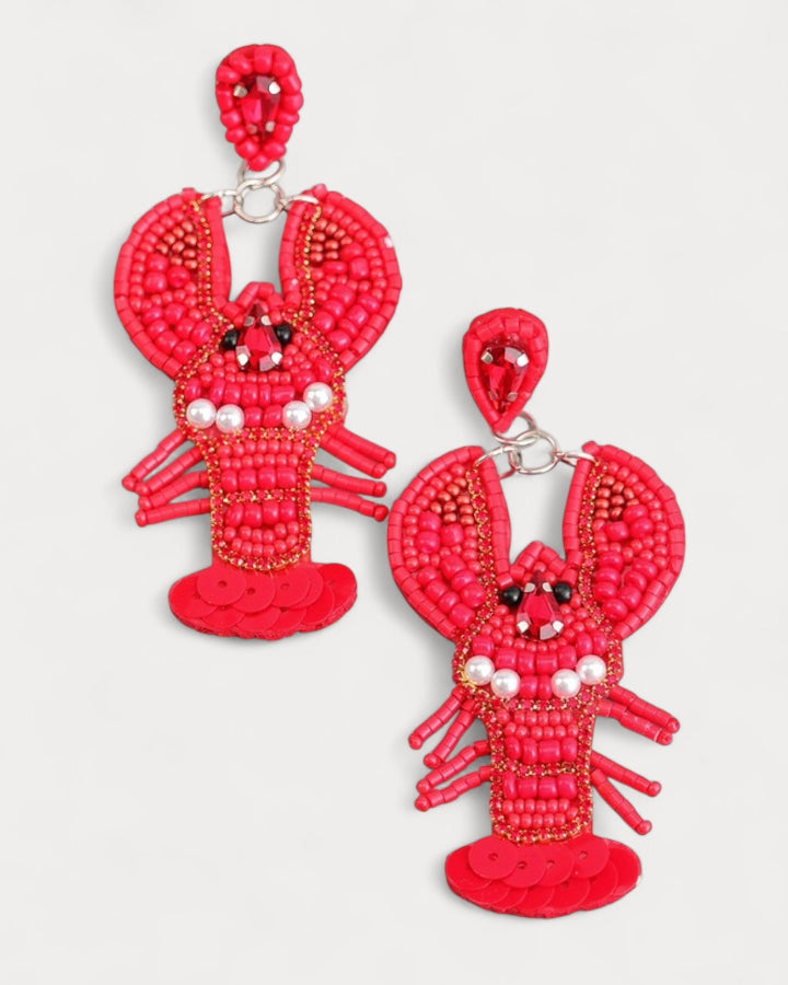 Sparkle Lobster Earrings