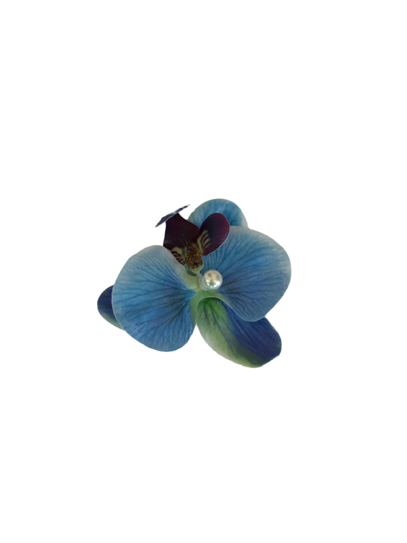 Pearl Orchid Hair Clip