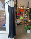 Vintage Black Silk Slip Dress