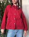 French Red Chore Jacket