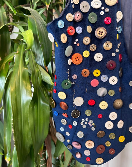 Vintage Button Vest