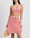 Gingham Bias A Line Skirt
