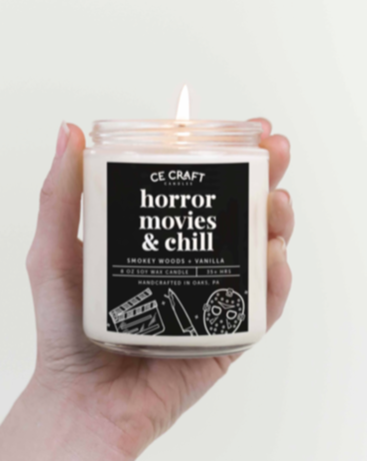 Horror Movies and Chill Scented Candle