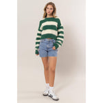 Green Striped Malin Sweater