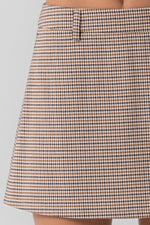 Judy Plaid Mini Skirt