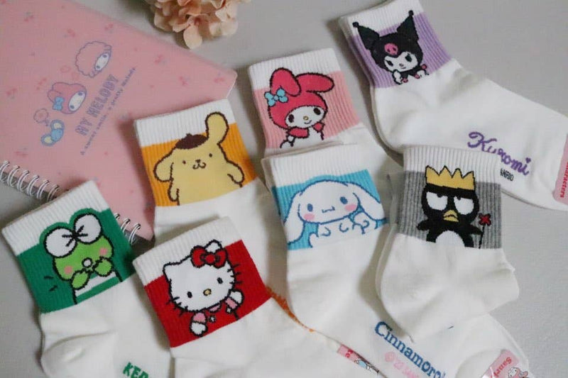 Sanrio Athletic Ankle Socks: Kuromi