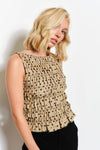 Polka Dot Naomi Smocked Tank