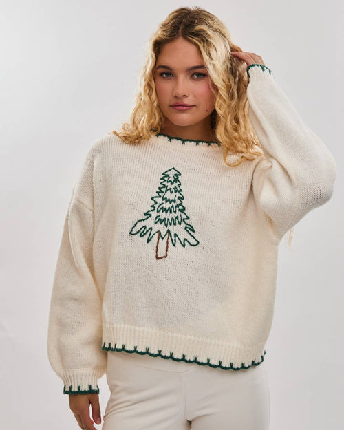 Christmas Tree Oversized Sweater