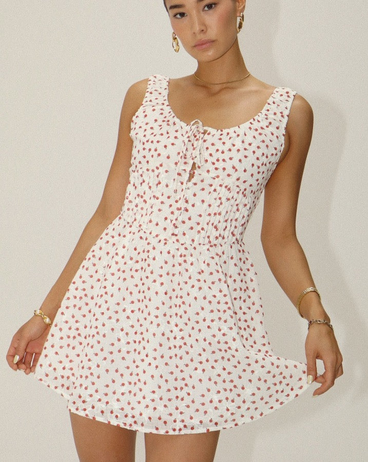 Eyelet Apple Dress