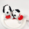 Snoopy Heart Key Ring Charm