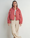 Red Check Fleece Jacket