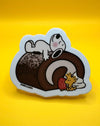 Snoopy Swiss Roll Sticker