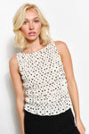 Polka Dot Naomi Smocked Tank
