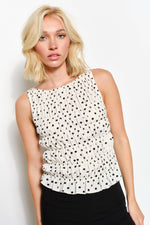 Polka Dot Naomi Smocked Tank