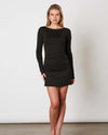 Black Melissa Long Sleeve Mini Dress