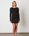 Black Melissa Long Sleeve Mini Dress