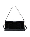 Black Patent Wilhelmina Bag