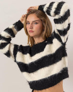 Black Striped Malin Sweater