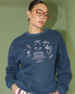 Birthday Girl Embroidered Sweatshirt