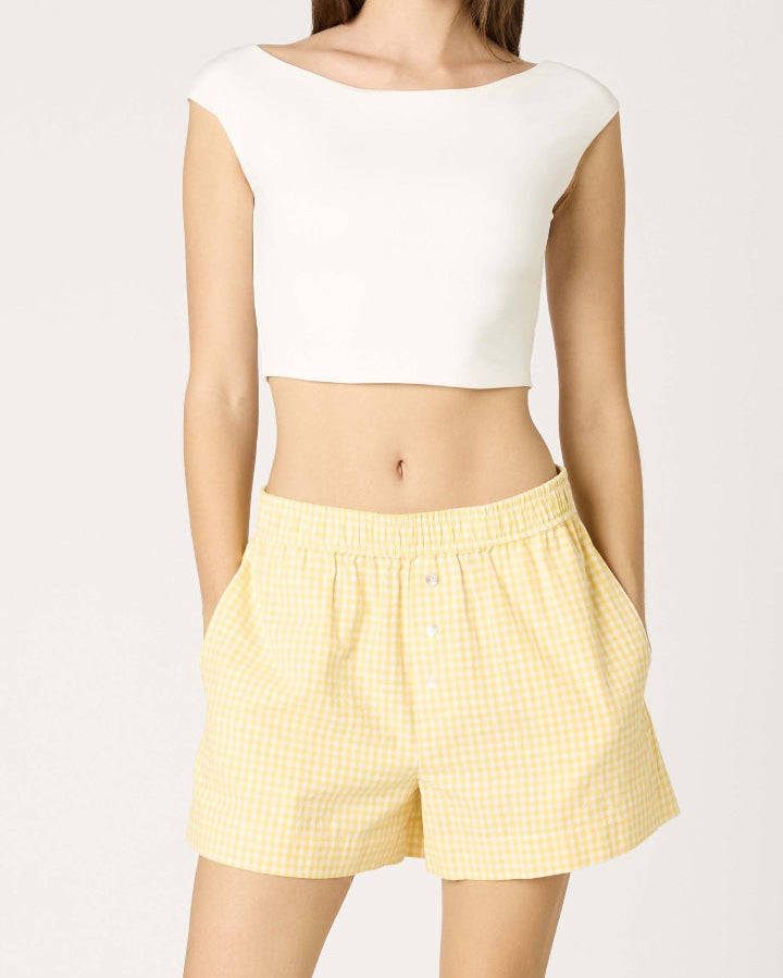 Butter Gingham Shorts