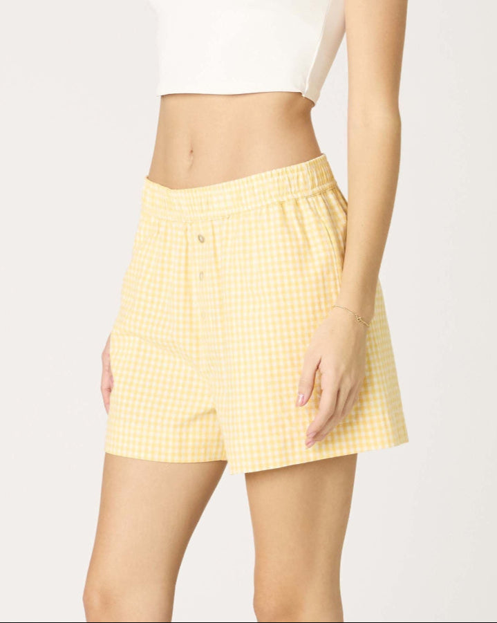 Butter Gingham Shorts