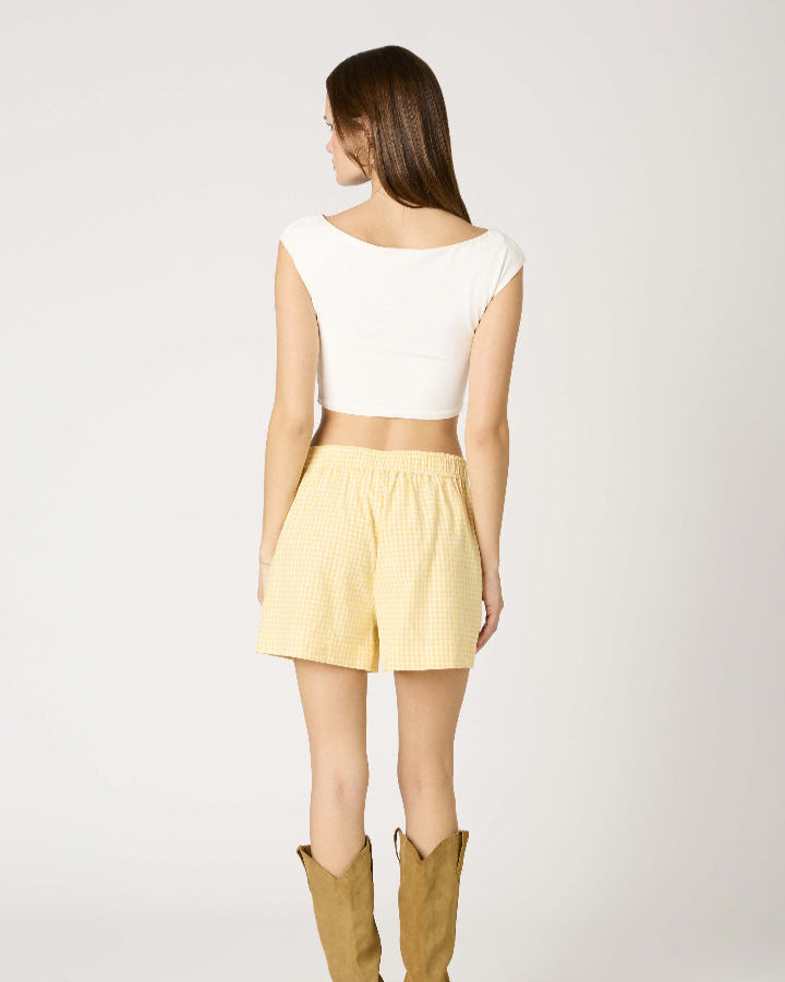 Butter Gingham Shorts
