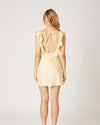 Butter Satin Flutter Sleeve Dress