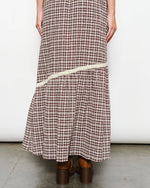Ellis Plaid Maxi Skirt
