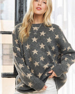 Charcoal Star Sweater