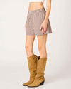 Chocolate Gingham Shorts