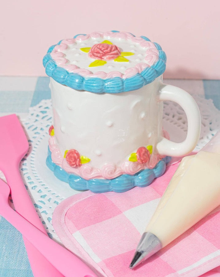 Cake Mug with Lid