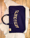 Arts And Crafts Large Zip Tote