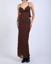 Chocolate Midi Skirt