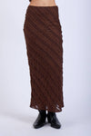 Chocolate Midi Skirt