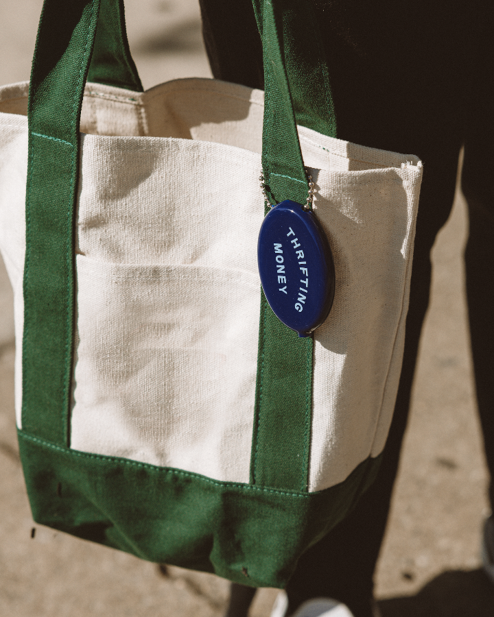 Coin Pouch - Thrifting Money (Navy)