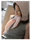 Bryce Tied Knit Hood
