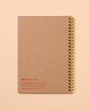 Tulip Letterpress Spiral Notebook