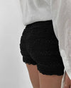 Black Ruffled Lace Bloomers