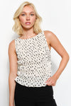 Polka Dot Naomi Smocked Tank