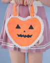 Heart Ruffle Pumpkin Bag