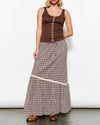 Ellis Plaid Maxi Skirt