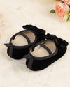Baby Velvet Bow Ballet Flats