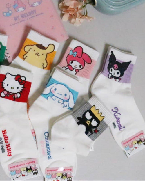 Sanrio Athletic Ankle Socks: Kuromi