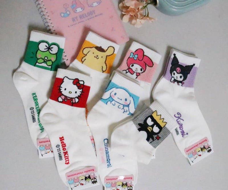 Sanrio Athletic Ankle Socks: Kuromi