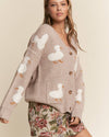 Fuzzy Duck Cardigan